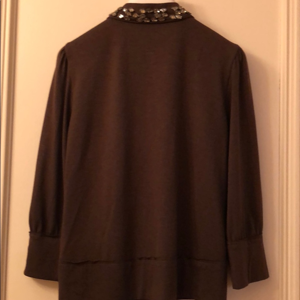 A Common Thread Brown Knit Jacket - image 4